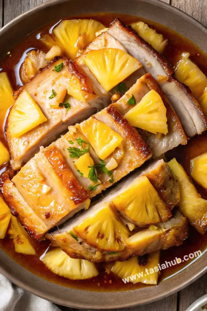 slow cooker pineapple pork loin