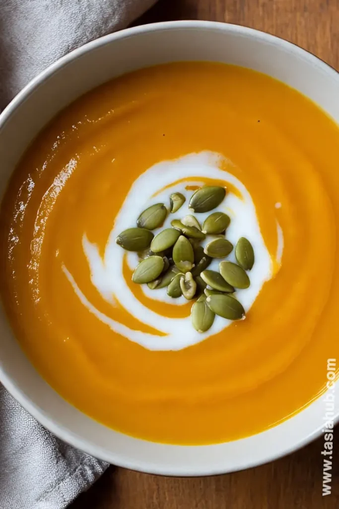 spiced acorn squash soup 1 1