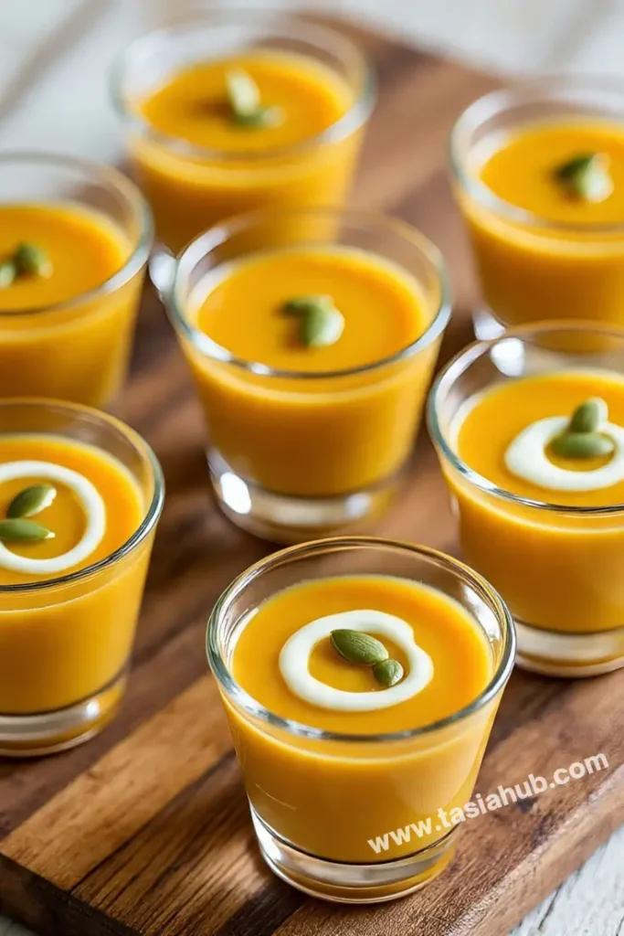 spiced pumpkin soup shooters 1