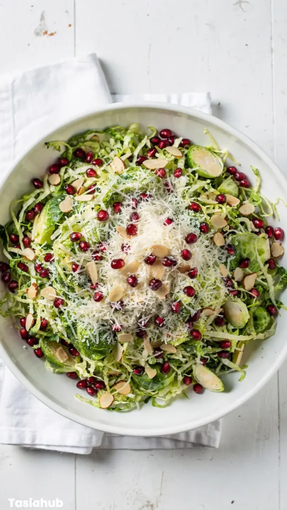 Brussels Sprouts Salad With Pomegranate