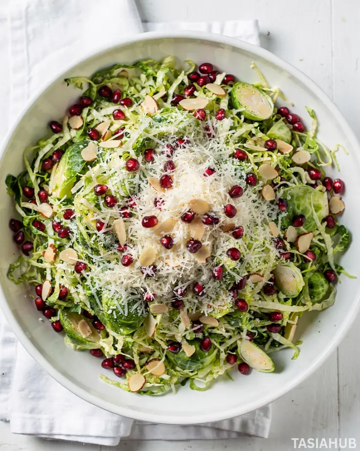 Brussels Sprouts Pomegranate Salad