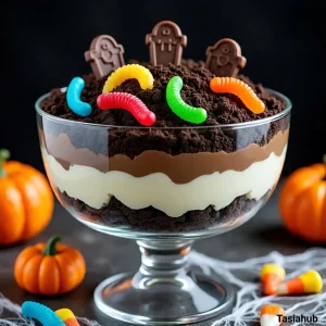 Halloween dirt cake