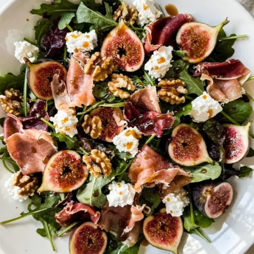 Fig Prosciutto Salad dish
