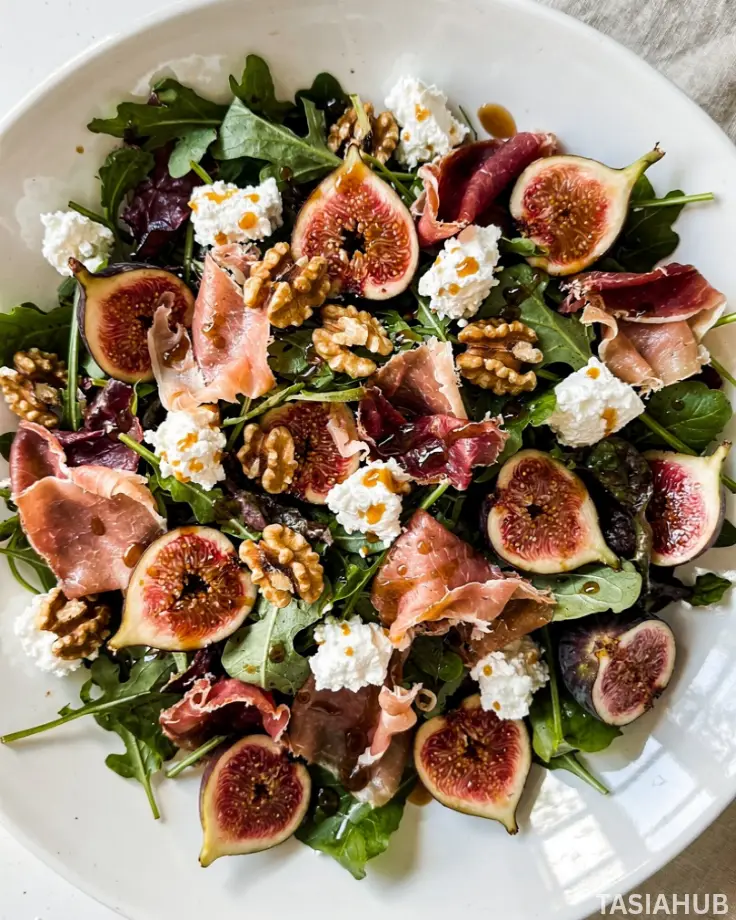Fig Prosciutto Salad dish