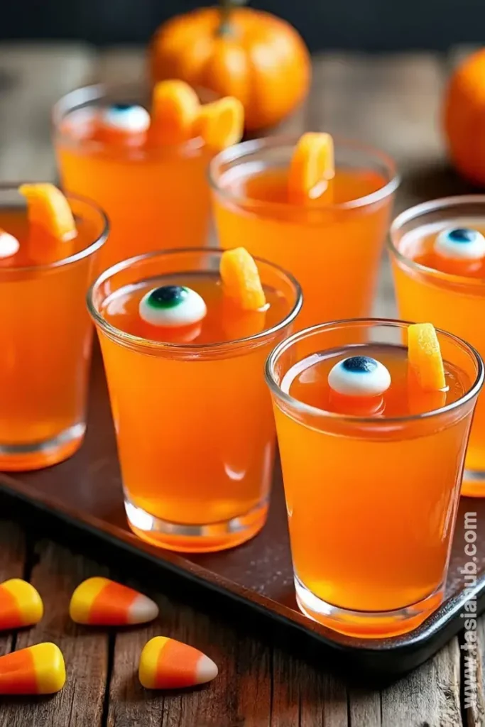 Halloween Orange jello shots 1