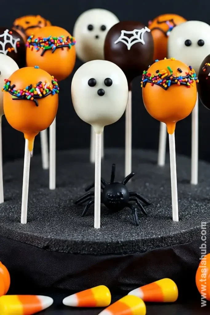 Halloween Oreo cake pops 1