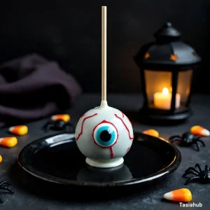 Halloween eyeball cake pops