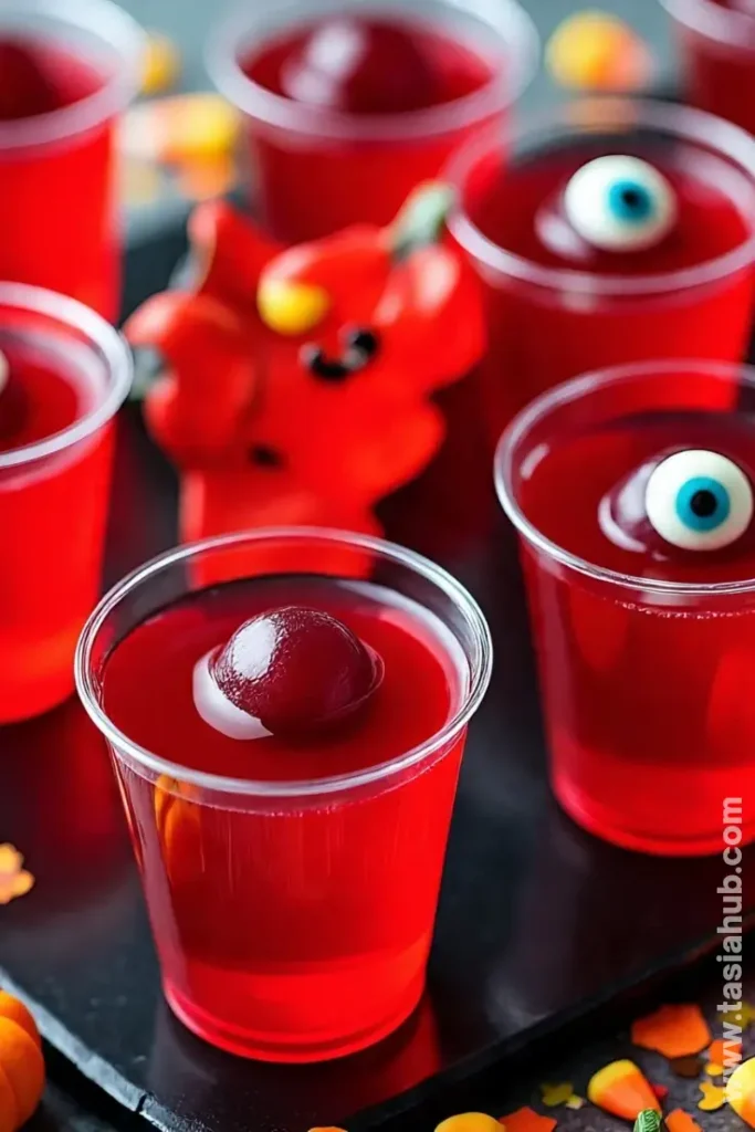 Halloween eyeball jello shots 1