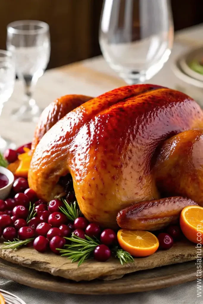 cranberry orange glazed turkey recipe