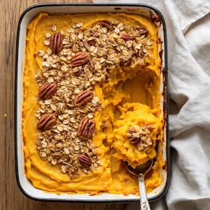 Dairy free sweet potato casserole