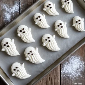 Ghost meringues