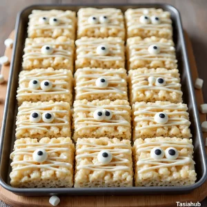 Mummy rice krispie treats