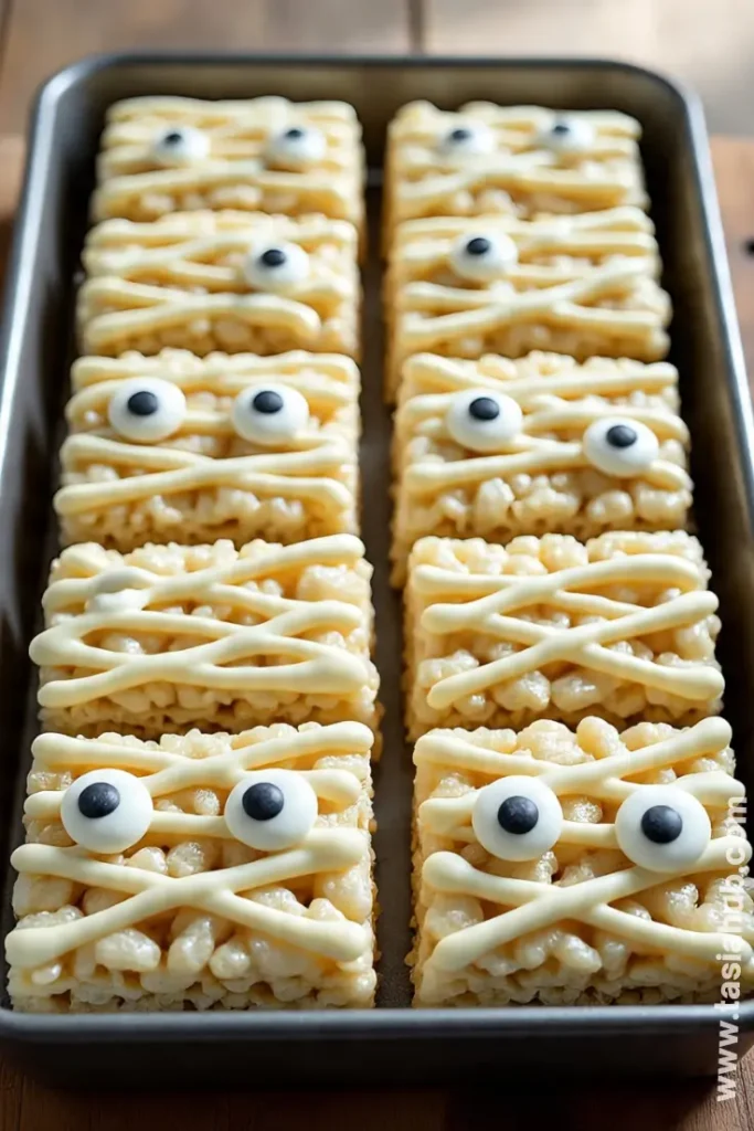 mummy rice krispie treat