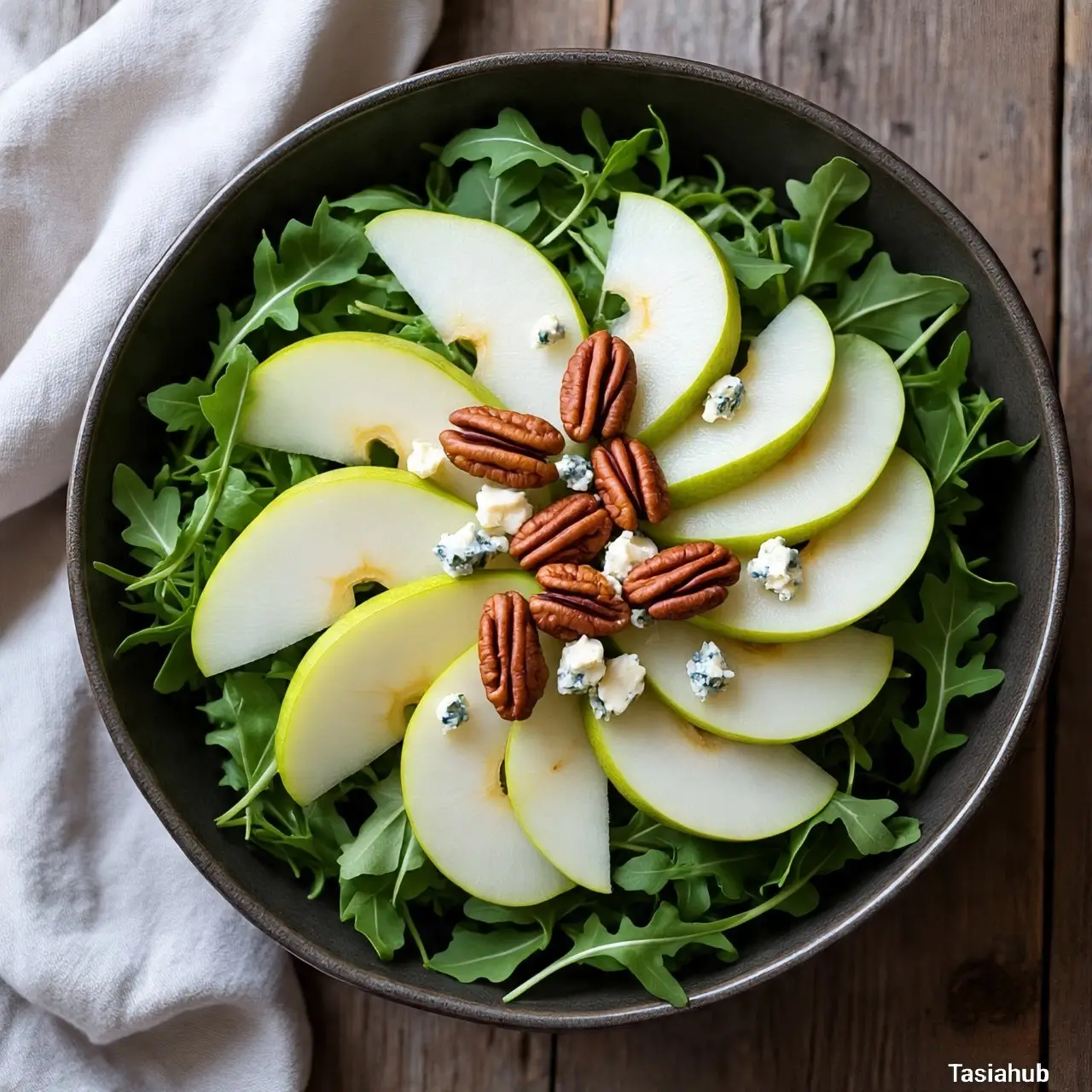 Pear, Blue Cheese, and Arugula Salad
