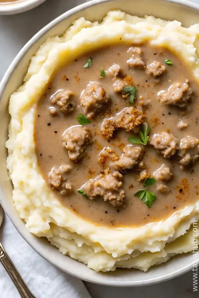 slow cooker turkey sausage gravy