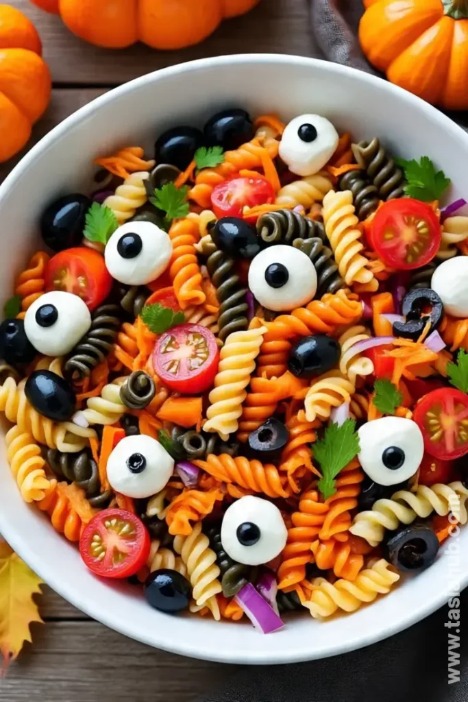 spooky Pasta Salad