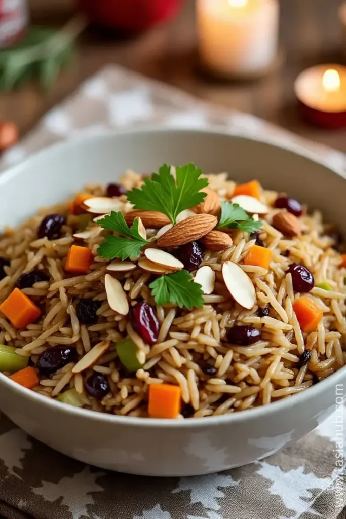 thanksgiving wild rice pilaf 1