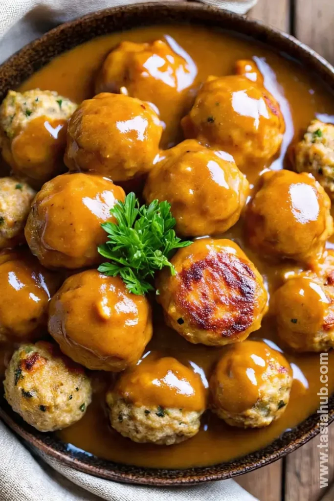 turkey and stuffing meatballs 1