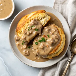 Turkey sausage gravy
