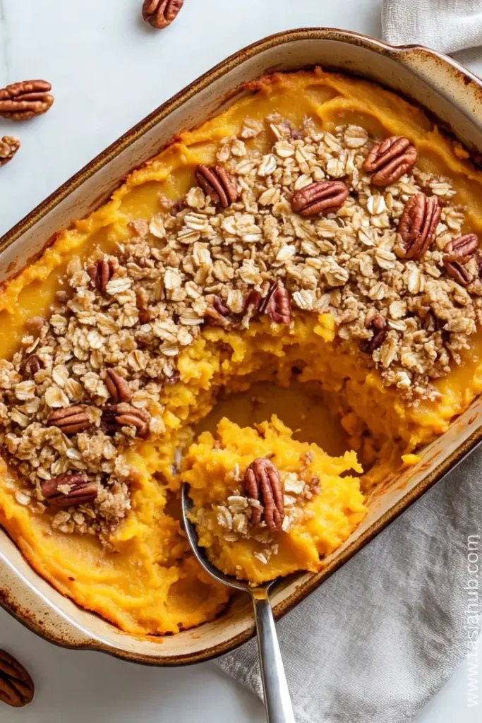 vegan sweet potato casserole 1