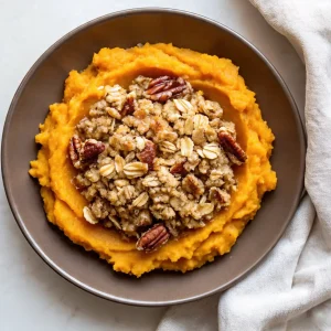 Vegan sweet potato casserole