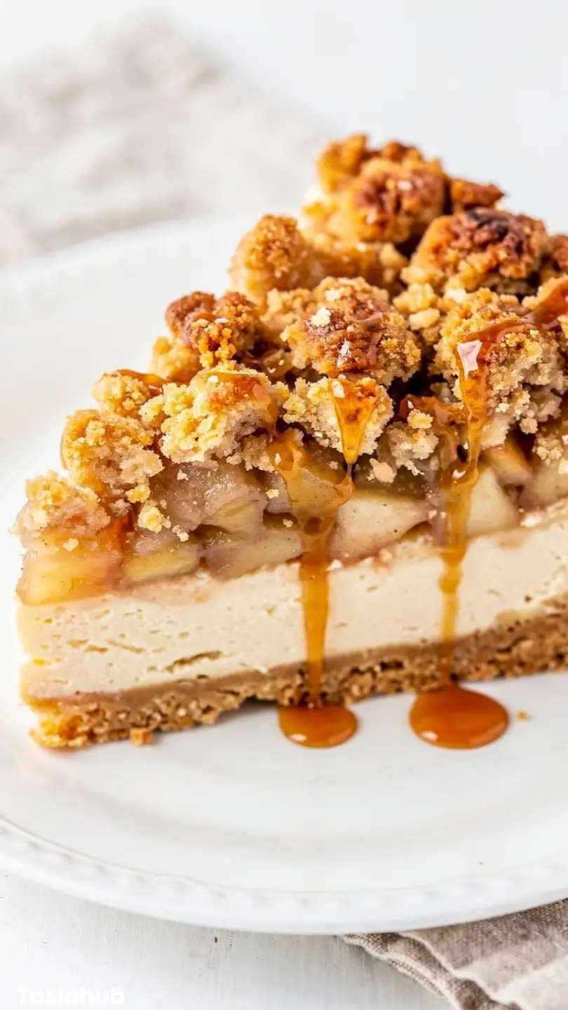 Apple Crumble Cheesecake recipe