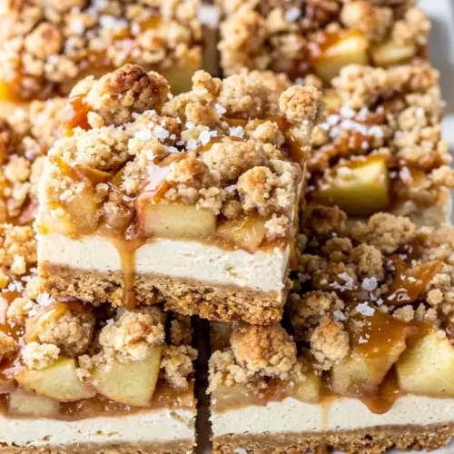 Caramel Apple Cheesecake Bar