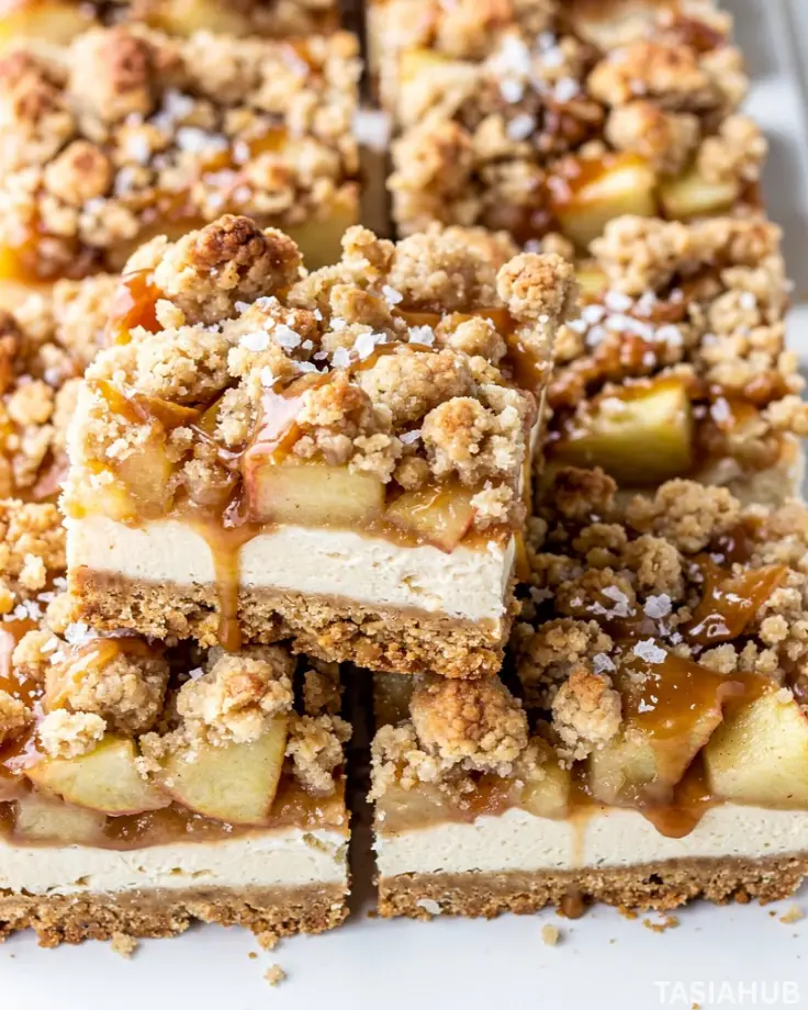 Caramel Apple Cheesecake Bar