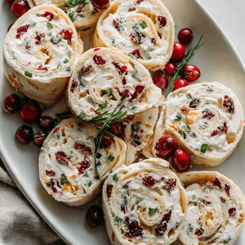 christmas cranberry pinwheels