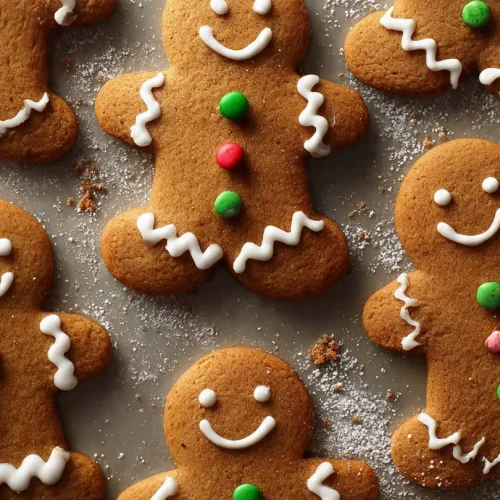christmas gingerbread men cookies