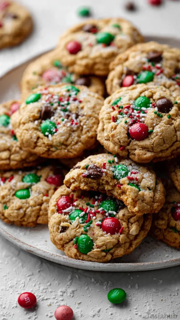 Christmas monster cookies recipe
