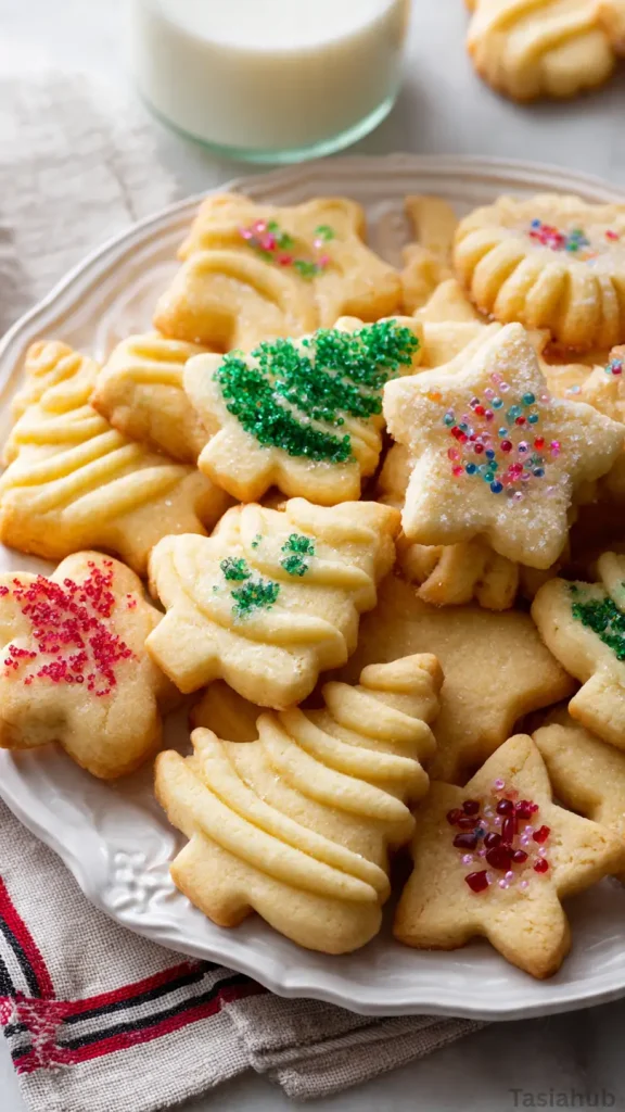 Christmas spritz cookies recipe