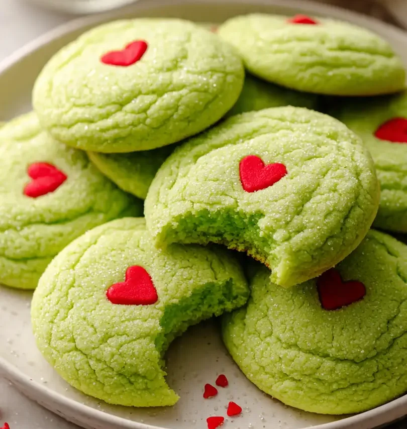 grinch sugar cookies
