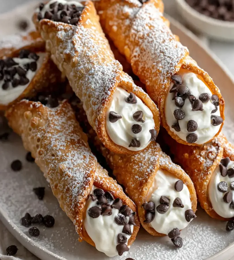 Italian christmas cannoli cookies