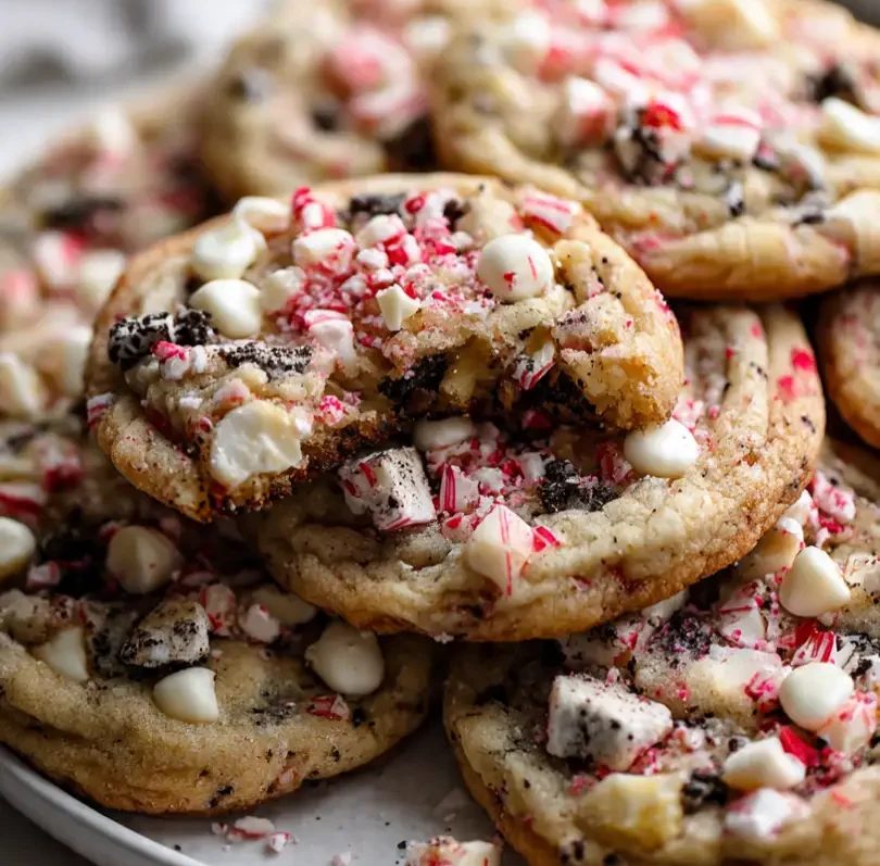 oreo peppermint crunch cookies