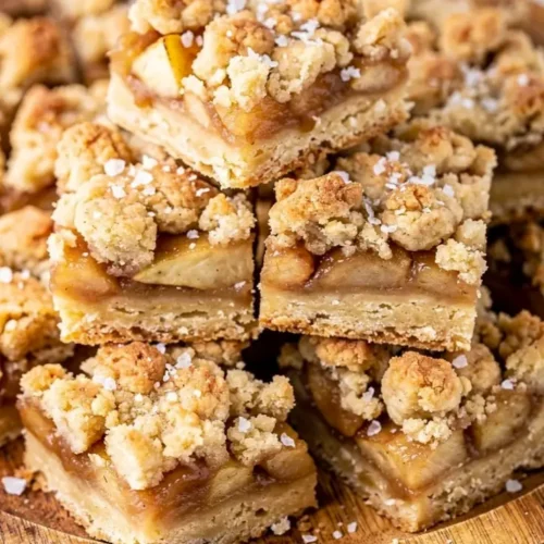 Salted Caramel Apple Pie Bar