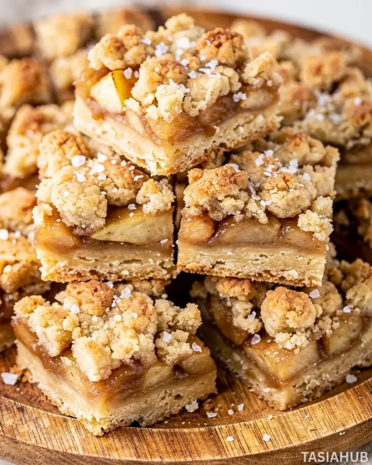 Salted Caramel Apple Pie Bar