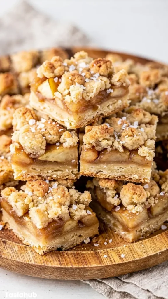 Salted Caramel Apple Pie Bars recipe