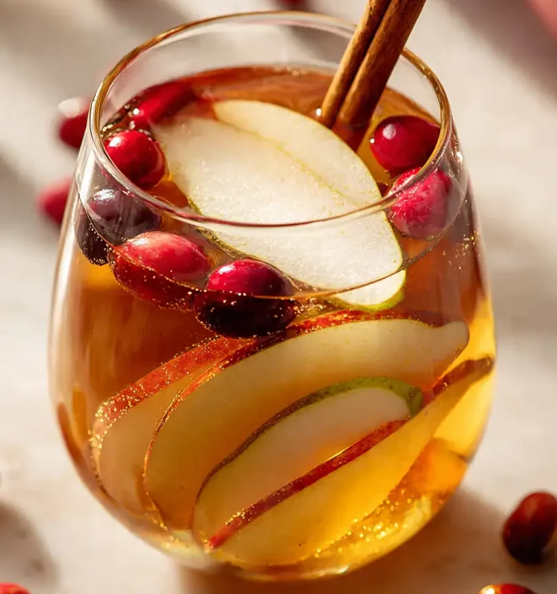 Apple Cider Sangria with Prosecco