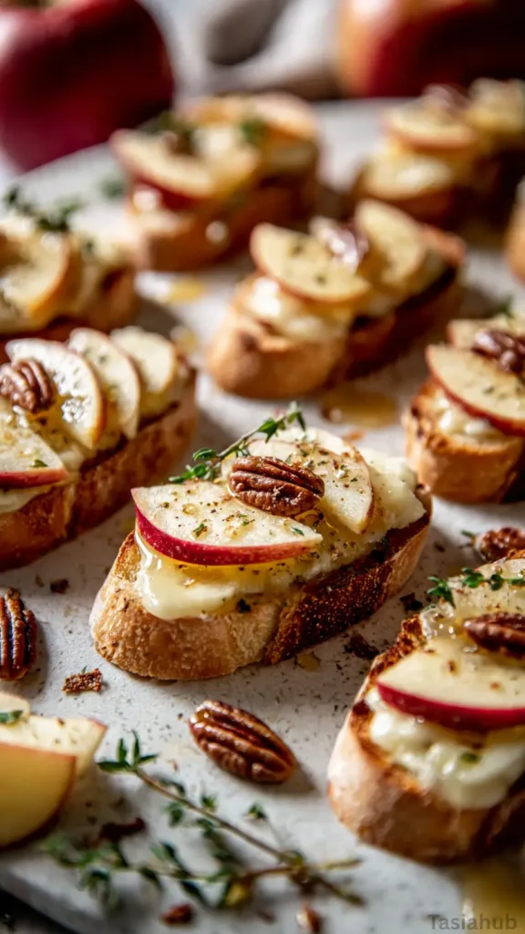 brie apple honey crostini recipe