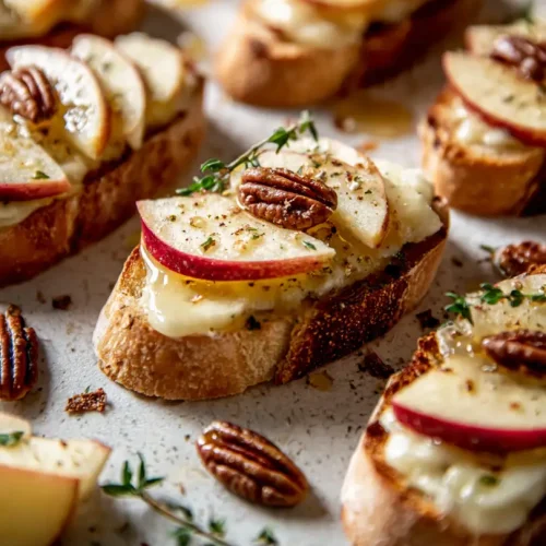 brie apple honey crostini recipe e1759765743148