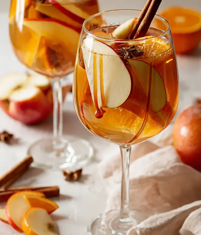 Caramel Apple Cider Sangria