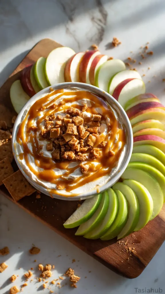 caramel apple dip with cream cheese