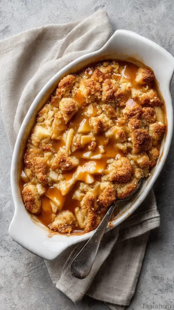 caramel apple dump cake