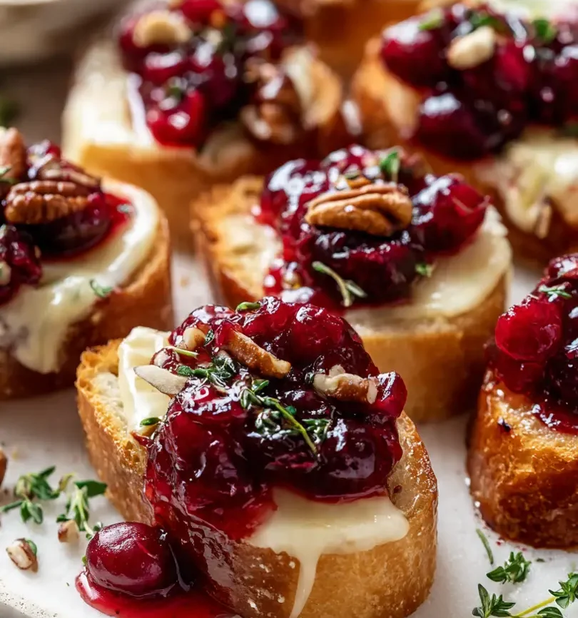 cranberry brie crostini recipe e1759765605333