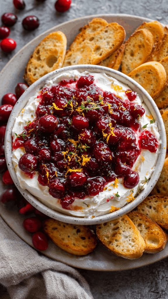 cranberry cream cheese dip recipe