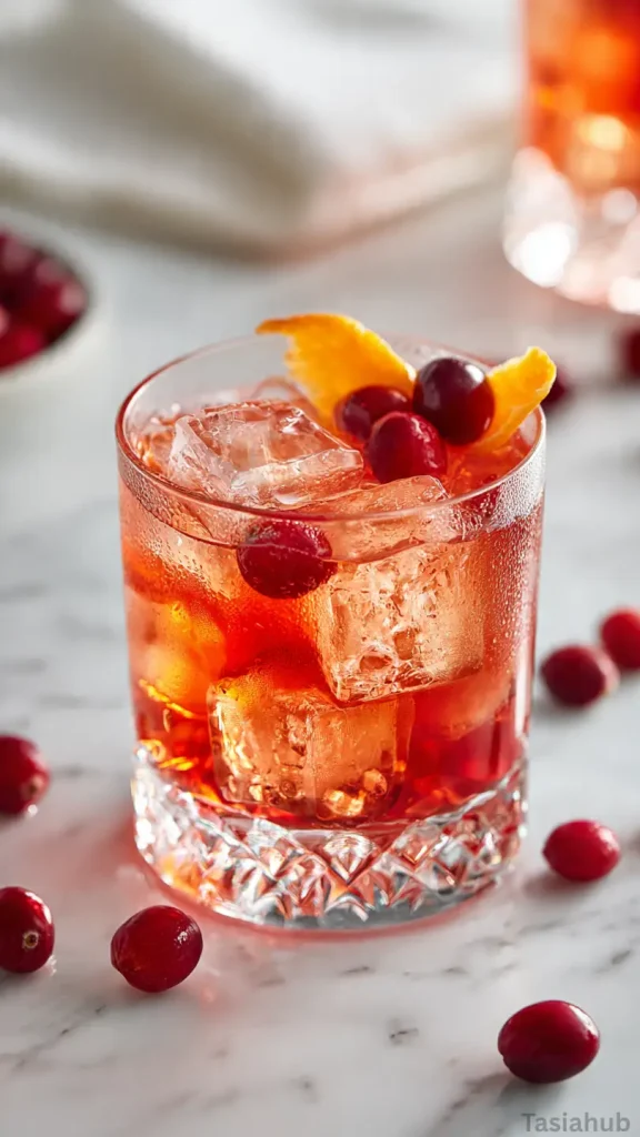 cranberry orange whiskey sour recipe