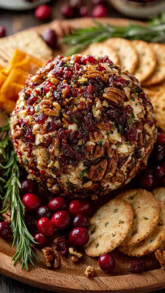 cranberry pecan cheeseball