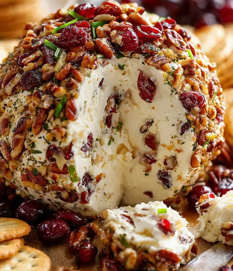 cranberry pecan cheeseball