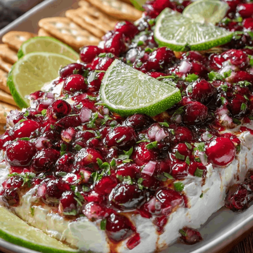 cranberry salsa with cream cheese